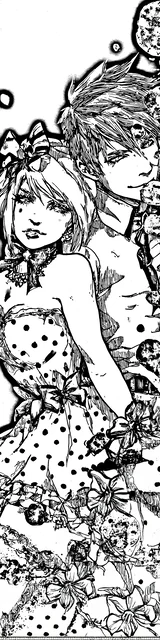 Free colorable bookmarks of a quirky romantic couple